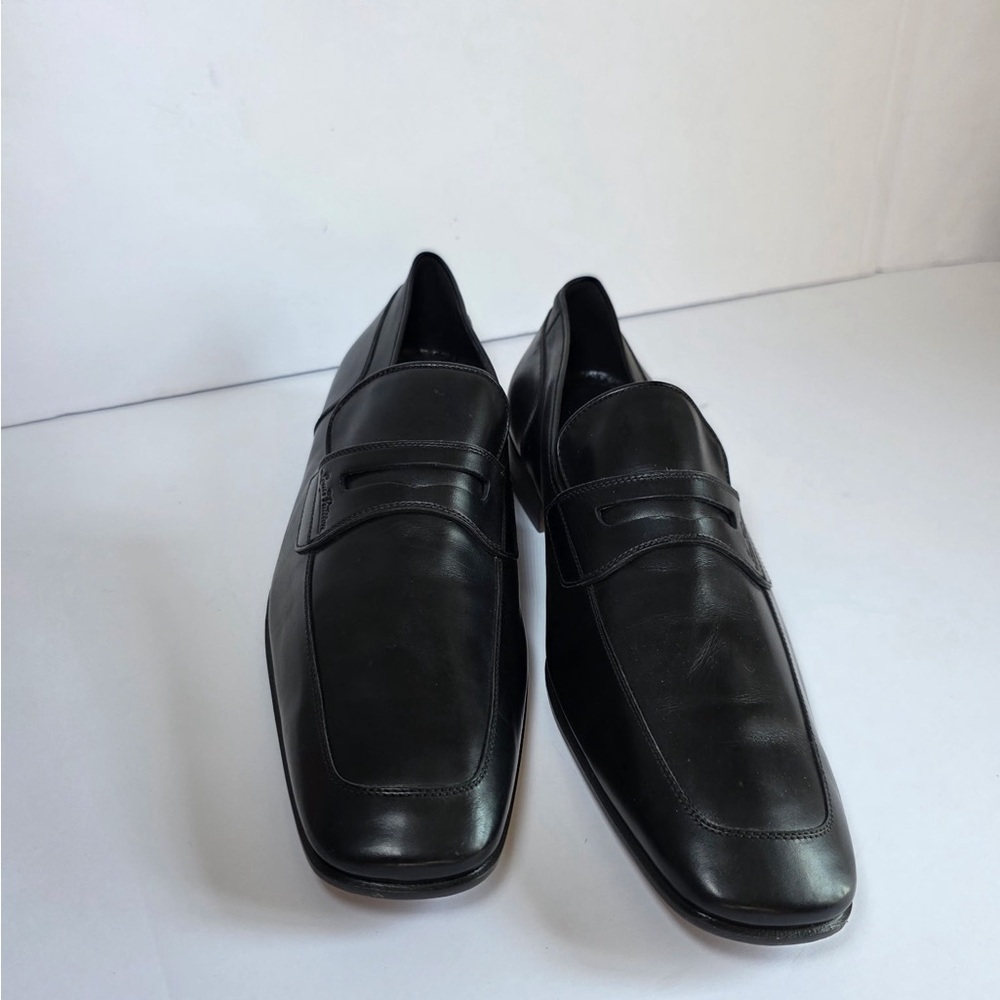 Louis Vuitton Men’s Black Leather Loafers - Picture 2 of 6